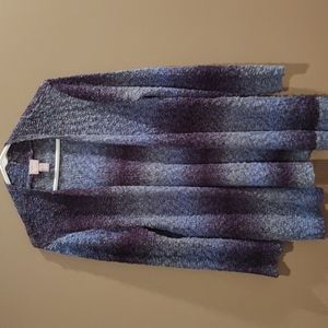 Chico's Open Front Woven Sweater